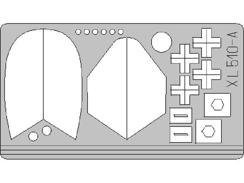  MiG-21MF antenna area 1/32 - Trumpeter - masks - image 1