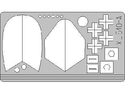  MiG-21MF antenna area 1/32 - Trumpeter - masks - image 2