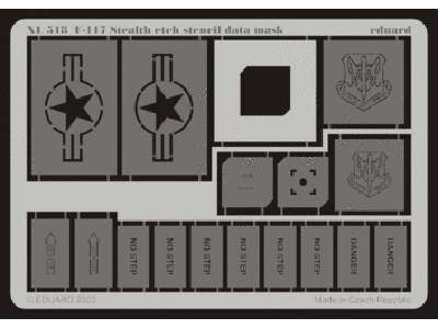  F-117 etch stencil data mask - etch 1/32 - masks - image 1