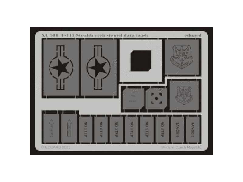  F-117 etch stencil data mask - etch 1/32 - masks - image 1