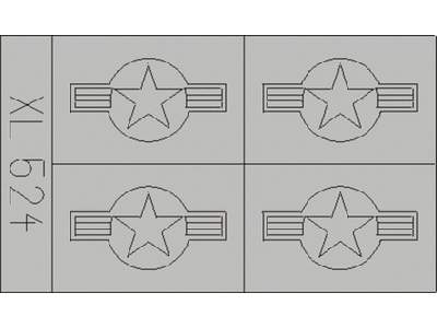  F-105 Thunderchief National Insignia 1/32 - Trumpeter - masks - image 1