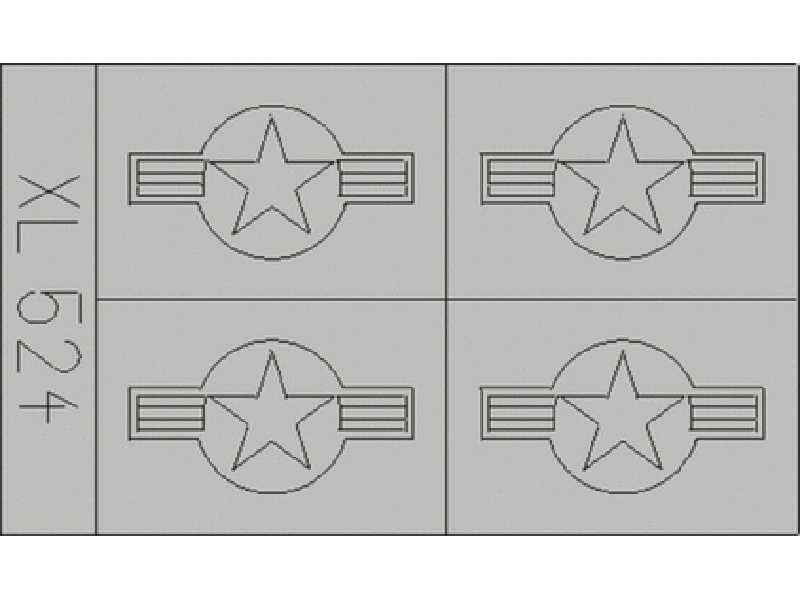  F-105 Thunderchief National Insignia 1/32 - Trumpeter - masks - image 1