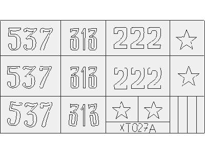  IS-2 Model 1943 Markings 1/35 - masks - image 1