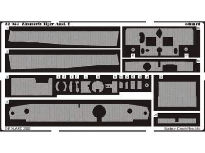 Zimmerit Tiger I 1/72 - Revell - image 1