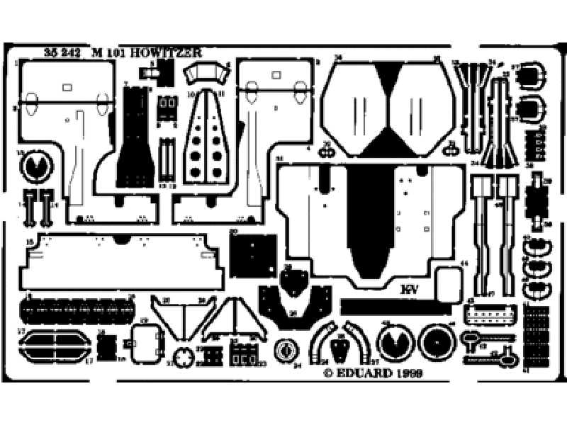 M-101 Howitzer 1/35 - Italeri - image 1