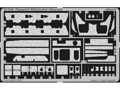 Zimmerit Wirbelwind/ Ostwind 1/72 - Hasegawa - image 1