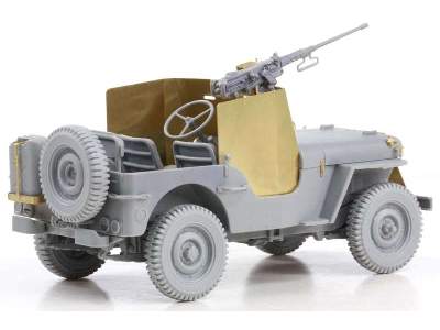 Armored 1/4 Ton 4x4 Truck w/.50-cal Machine Gun - image 3