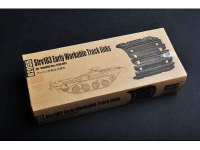 Strv103 Early Workable Track links for Swedish Strv 103B MBT - image 1