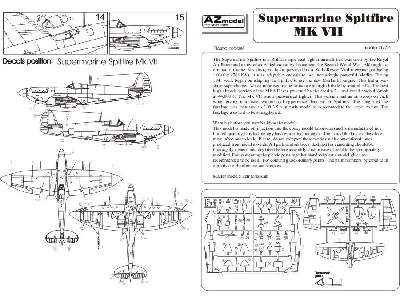 Supermarin Spitfire Mk.VII fighter - image 3