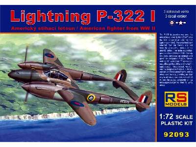 Lightning P-322 I amerian fighter - image 1