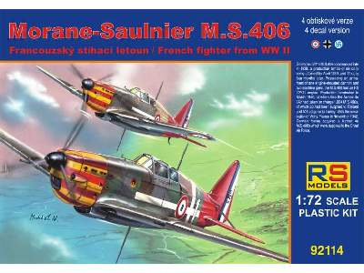 Morane Saulnier MS.406 Vichy french fighter - image 1