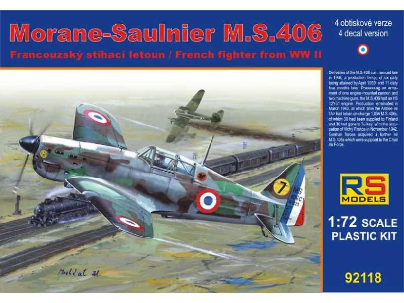 Morane Saulnier MS.406 french fighter - image 1