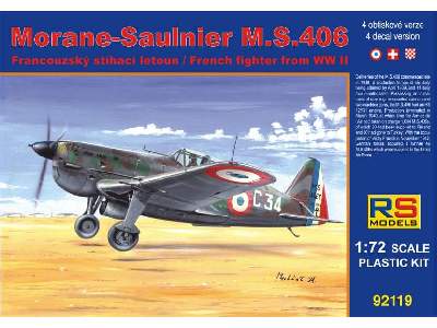 Morane Saulnier MS.406 Naval/ D-3800 french fighter - image 1