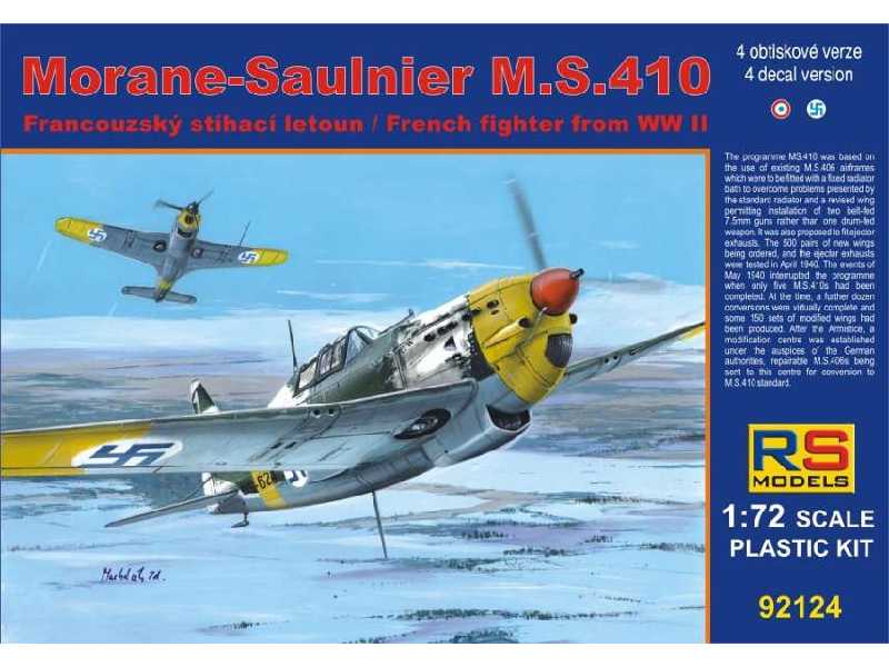 Morane Saulnier MS.410 french fighter - image 1