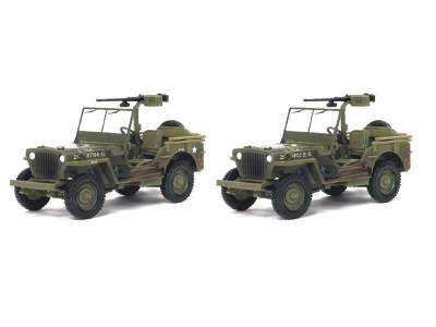 1/4 Ton 4x4 Truck w/.50cal Heavy Machine Gun (Twin Pack) - image 1