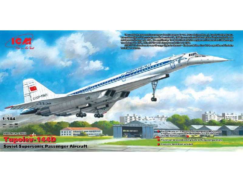 Tupolev Tu-144D Charger - Soviet Supersonic Passenger Aircraft - image 1