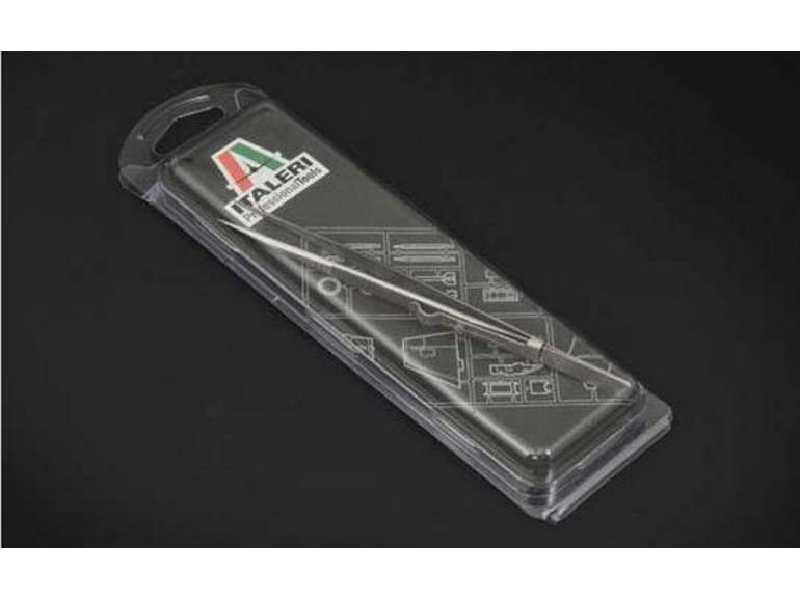 160mm Fine Serrated Locking Tweezers - image 1