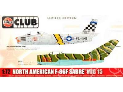 F-86 Sabre vs MiG-15 Korea Limited Edition Airfix Club - image 1