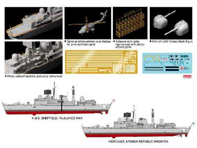 H.M.S. Sheffield Type 42 Destroyer Batch 1 - Falklands War - image 2