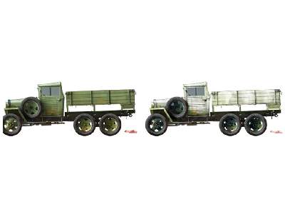 GAZ-AAA Mod. 1943 Cargo Truck w/5 figures - image 5