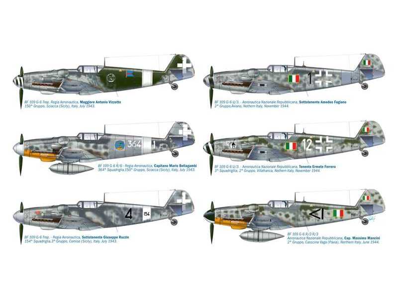 Messerschmitt BF 109 G-6 Italian ACES - image 1