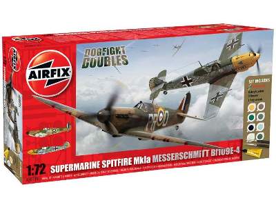 Dogfight Double Gift Set - Spitfire 1A/Messerschmitt Bf109E - image 1