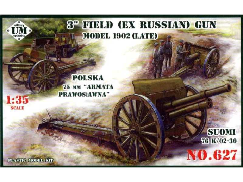 3 inches field (ex Russian) gun. Model 1902 (late) - image 1
