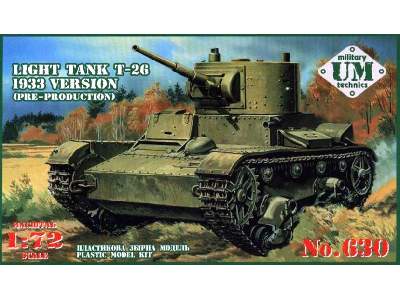 Light Tank T-26 1933 version (pre-production) - image 1