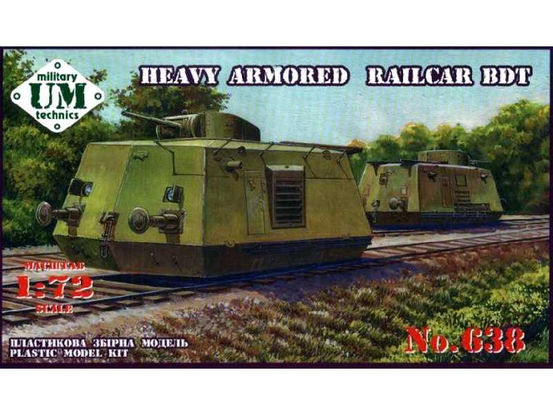 Heavy armored railcar BDT - image 1