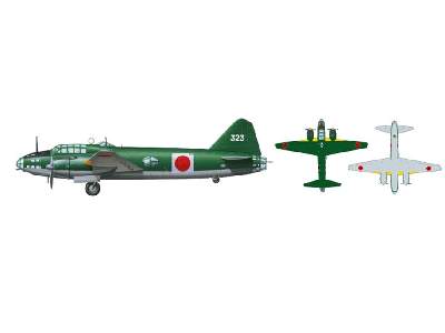 Mitsubishi G4M1 Model 11 - Admiral Yamamoto Transport w/17 Fig. - image 3