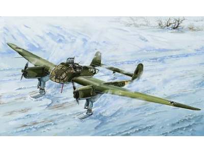 WWII German Focke-Wulf Fw-189A-1 with Sonderaktion Schneekufen - image 1