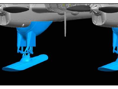 WWII German Focke-Wulf Fw-189A-1 with Sonderaktion Schneekufen - image 3