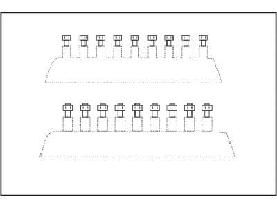 Bolt with hexagonal head 1,0 mm (44 pcs) - image 1