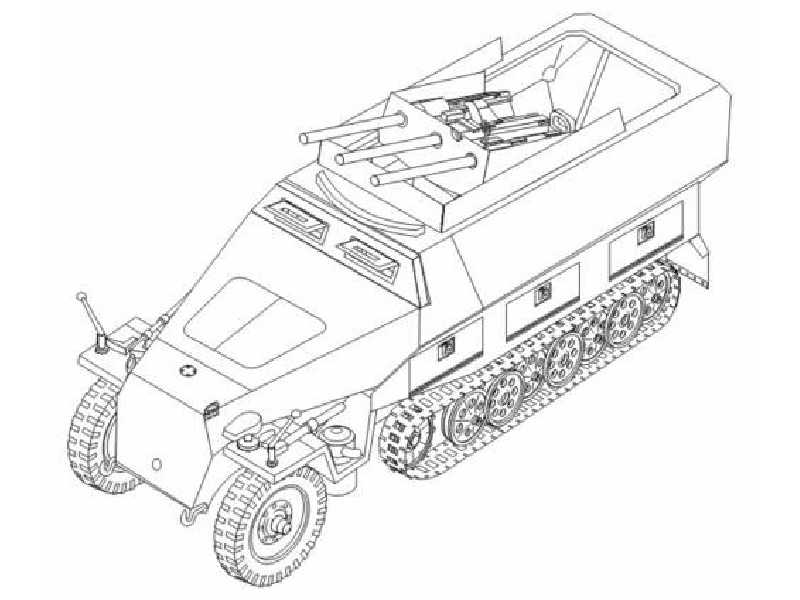 Sd. Kfz. 251/220 Ausf.D Drilling - image 1