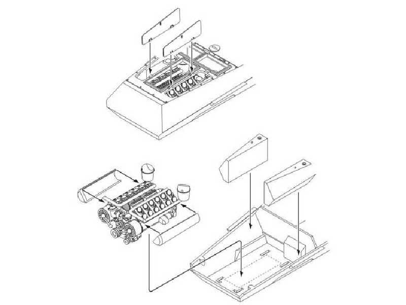 Sd.kfz.234 Engine set for Hasegawa kit - image 1