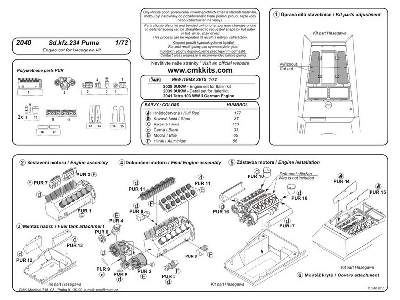 Sd.kfz.234 Engine set for Hasegawa kit - image 2