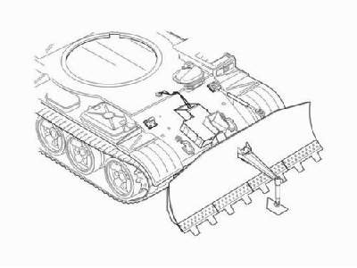 Razor blade for soviet tanks T-55A/T-62 (BTU-55) - image 1