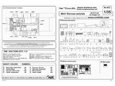 M4A1 Sherman early/late - driver's set - image 2