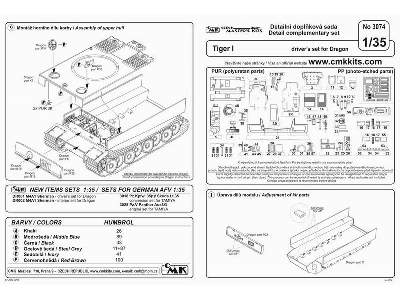 Tiger I - driver's set - image 2