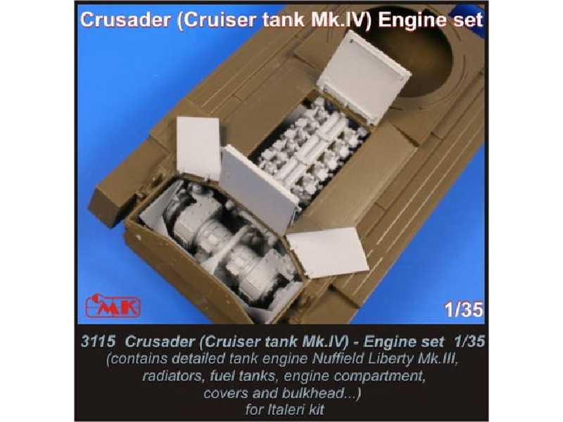 Crusader  Engine set for Italeri 1/35 - image 1