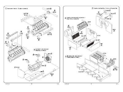 Crusader  Engine set for Italeri 1/35 - image 3