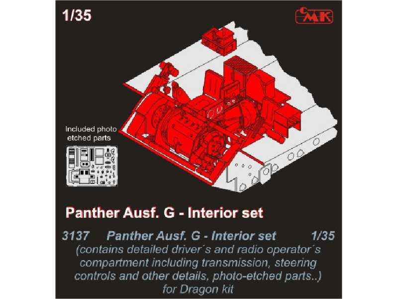 Panther  Driver's set for 1/35 Dragon kit - image 1