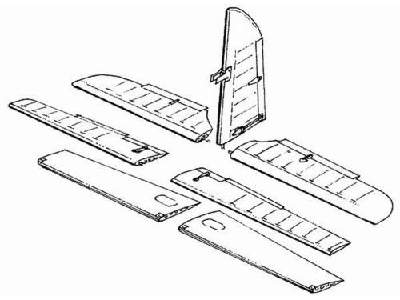 Me 410 B Control Surfaces - image 1