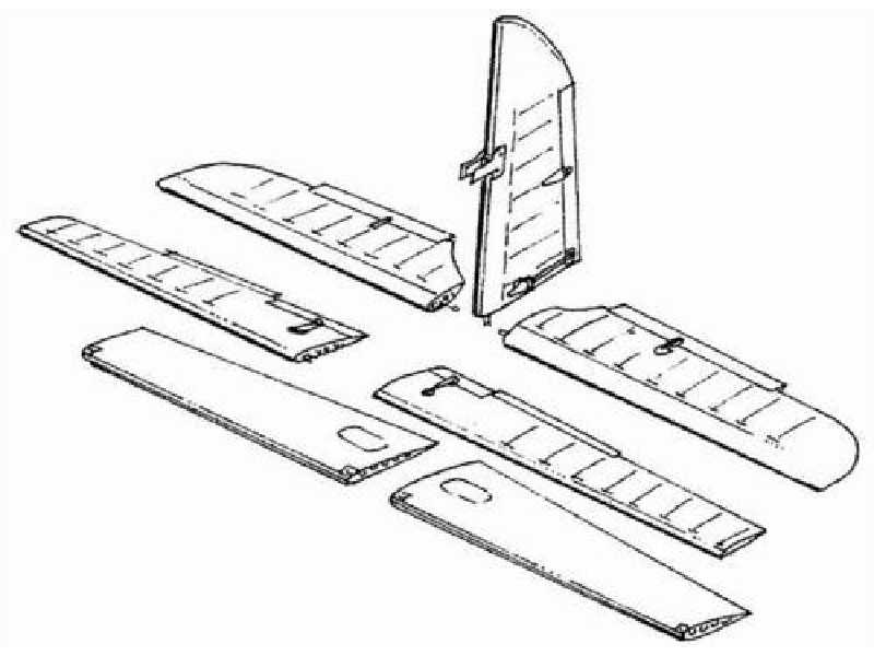 Me 410 B Control Surfaces - image 1