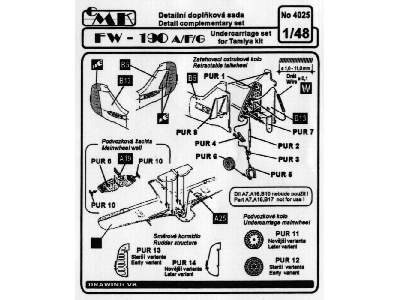 Fw 190 Undercarriage Set - image 3