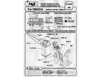 Fw 190 A3/A4 Interior Set - image 3