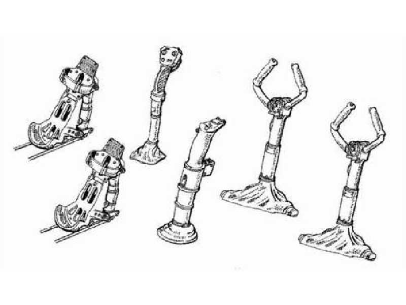 German rudder pedals and control column WW II - image 1