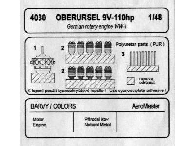 Oberusell 110 hp WW I engine - image 2