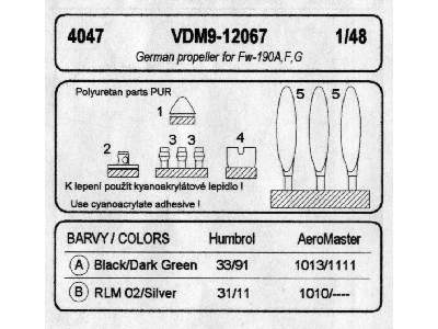 VDM - 9 -12067 propeller - image 2