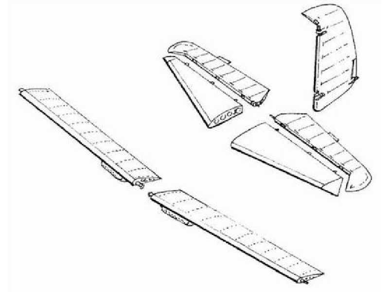 Bf-109E Control surfaces - image 1